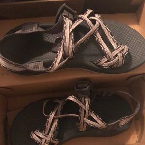 Grey sandals